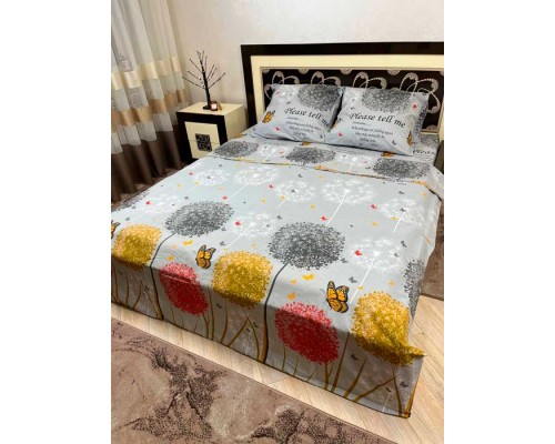 Постільна білизна BestLine бязь gold BL-150285 Арніка сіра