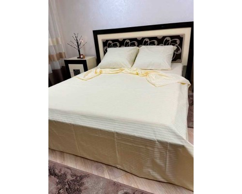Постільна білизна BestLine бязь gold BL-150316 Полоска айворі