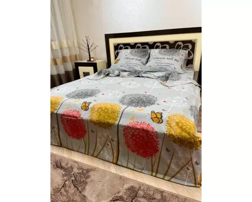 Постільна білизна BestLine бязь gold BL-150285 Арніка сіра