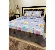 Постільна білизна BestLine бязь gold BL-150292 Одуванчики фіолет