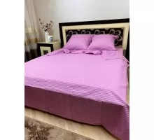 Постільна білизна BestLine бязь gold BL-150310 Полоска фіолетова