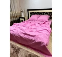 Постільна білизна BestLine бязь gold BL-150311 Полоска рожева