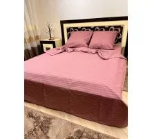 Постільна білизна BestLine бязь gold BL-150312 Полоска сливова