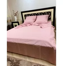 Постільна білизна BestLine бязь gold BL-150313 Полоска пудра