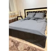Постільна білизна BestLine бязь gold BL-15031 Полоска сіра