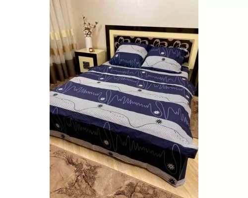 Постільна білизна BestLine бязь gold BL-150110 Кардіограма Постільна білизна BestLine бязь gold BL-150110 Кардіограма