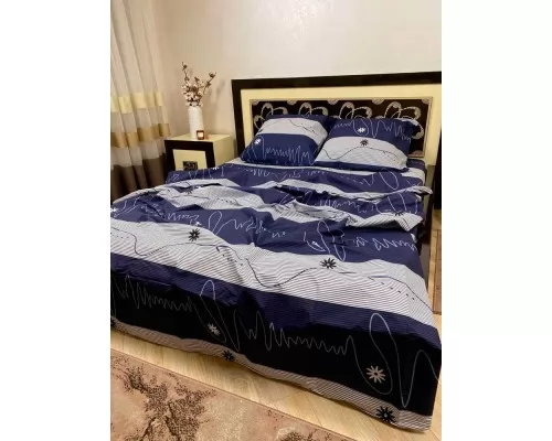 Постільна білизна BestLine бязь gold BL-150110 Кардіограма Постільна білизна BestLine бязь gold BL-150110 Кардіограма