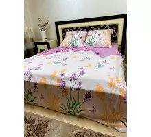 Постільна білизна BestLine бязь gold BL-15014 Лаванда полоска фіолетовий